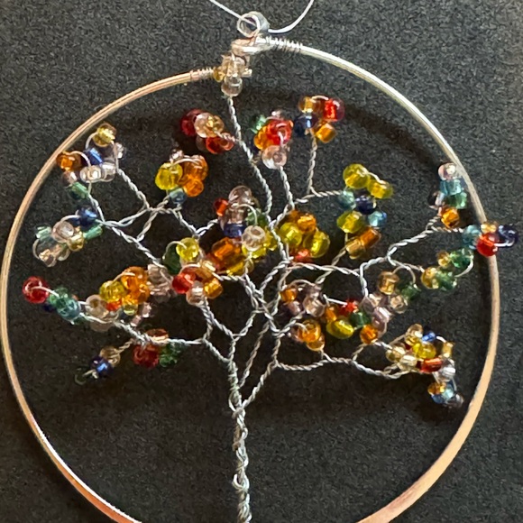 Colorful Beaded Tree - Picture 4 of 4